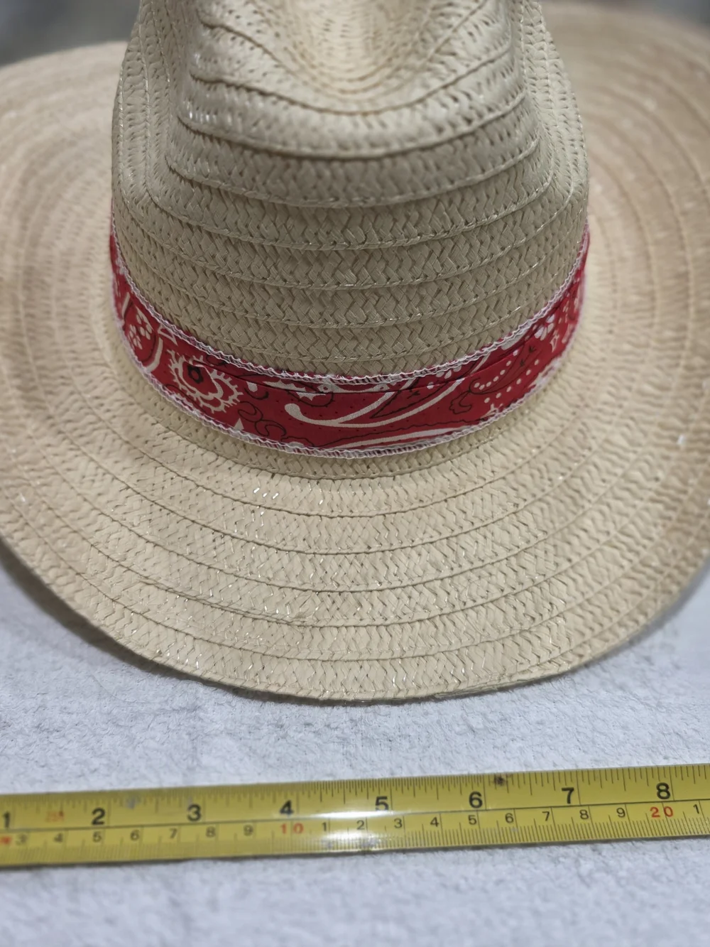 NWOT Cowboy Western Hat with Red Bandana Accent